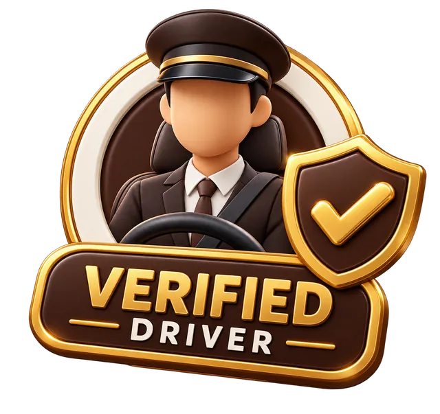 3D Verified Driver badge from the Daxido app